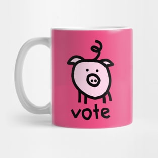 Vote Political Pig Mug